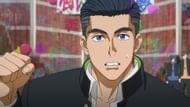 Outa puzzled after not making any impact with his punch (Image via MAPPA)